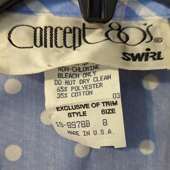 Vintage Concept 80's dress. A06 - Picture 5 of 5